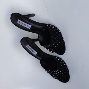 Spiked kitten heels